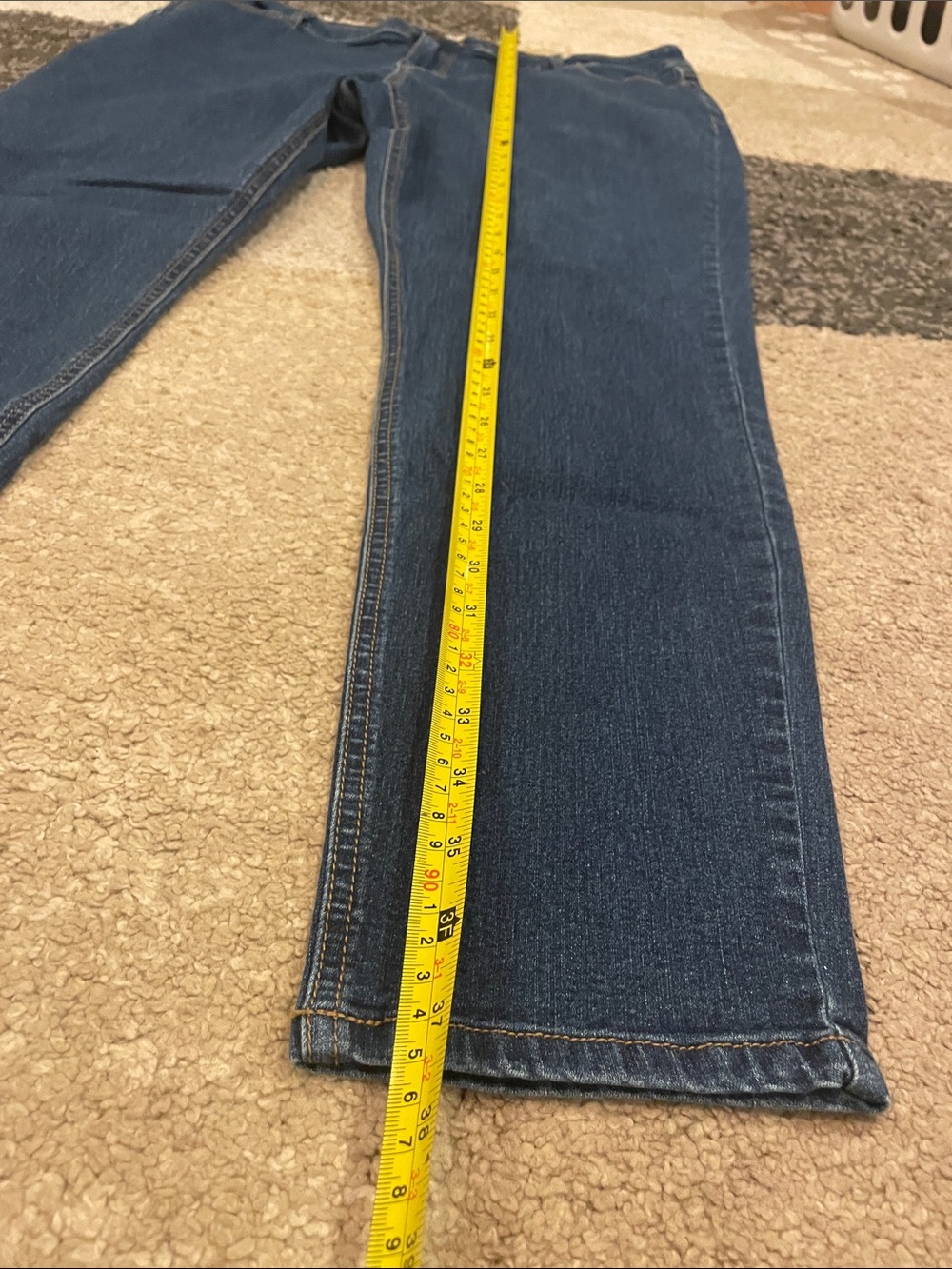 Classic Dark Blue Women's Jeans Super Skinny - Picture 3 of 8